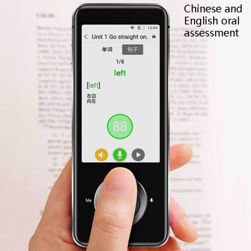 Hishell M9 Translator Offline Multi-Language Travel Abroad Traducteur simultané intelligent portable (noir) SH101A700-09
