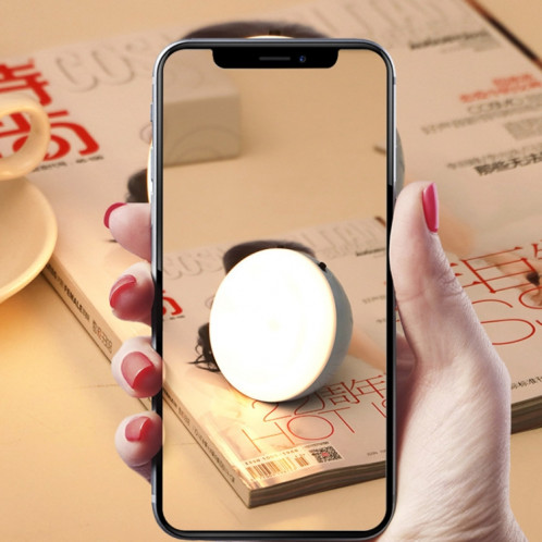 XYD-1001 Induction intelligente du corps humain + capteur de lumière LED veilleuse lampe de bureau couloir applique (lumière bleue + jaune) SH101B1963-09