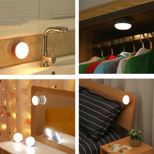 XYD-1001 Induction intelligente du corps humain + capteur de lumière LED veilleuse lampe de bureau couloir applique murale (lumière bleue + blanche) SH101A354-09