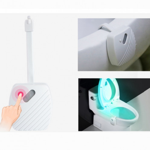 Type de suspension de toilette Mouvement du corps humain Réponse sensible à la lumière LED Veilleuse Changement de couleur Cycle 24 couleurs SH5539783-07