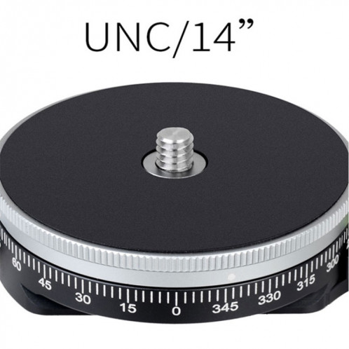 Xiletu TPC60 Support de trépied à tête panoramique rotative à 360 degrés Plaque de base pour appareil photo reflex SH75111382-08