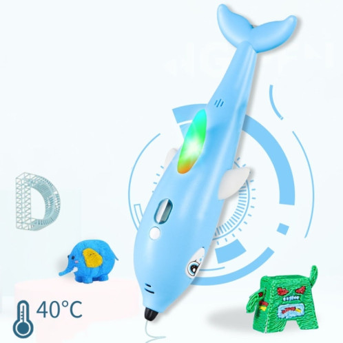 Pinceau de graffiti de peinture tridimensionnelle de stylo d'impression 3D (bleu) SH401B1058-013