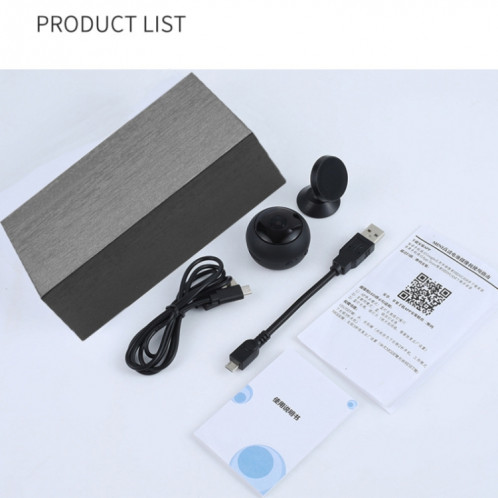 A12-5G MINI 1080P 5GHz WIFI WIFI Security Caméra Night Vision Caméra de surveillance à distance (Matte Black) SH001B76-017