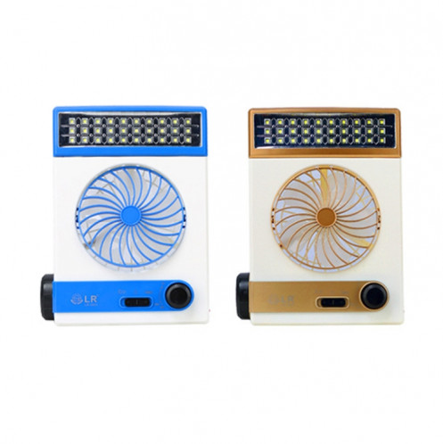 Ventilateur solaire quatre en un avec fonction de lampe de poche, prise CN (dorée) SH401A1001-07
