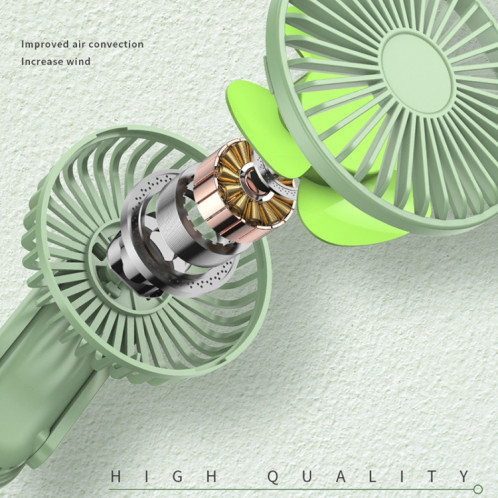 F1 USB Ventilateur de cou suspendu paresseux portable Mini ventilateur de poche pliable (blanc) SH701A1351-011