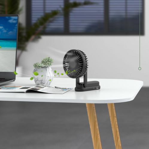 F1 USB Ventilateur de cou suspendu paresseux portable Mini ventilateur de poche pliable (rose) SH701B654-011