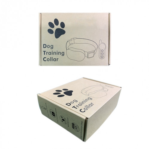 Dispositif de dressage de chien télécommandé Bark Stopper Collier rechargeable Entraîneur de vibrations de choc électrique étanche, spécification: un pour un SH59011455-012