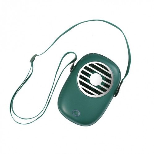 WX616 Mini ventilateur de cou suspendu Ventilateur de poche USB pour bureau étudiant (vert) SH801C796-09