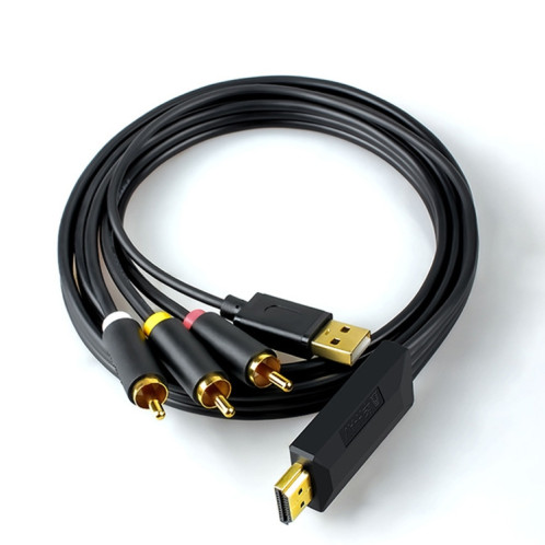 2m JingHua HDMI-3RCA HDMI vers 3RCA câble de Conversion décodeur TV câble AV Lotus convertisseur câble SJ48021576-09