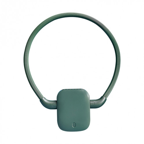 Ventilateur de cou suspendu sport portable G1 USB (vert foncé) SH001C149-09