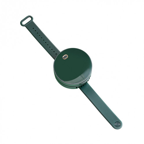 G3 Portable Outdoor Kids USB Mini Miroir Ventilateur de montre sans feuilles (vert) SH601C1750-011