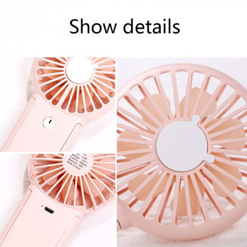 Support de téléphone portable P9 Mini ventilateur pour enfants en plein air Ventilateur USB pour le cou suspendu (blanc) SH601A905-09