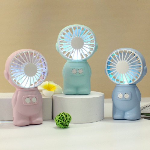 FY040 2 PCS Portable Extérieur USB Ventilateur De Poche De Bureau Bureau Mini Night Light Fan (Rose) SH001A1189-09
