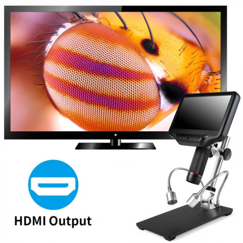 Révision industrielle de microscope numérique 3D de 7 pouces, évaluateur de montre et de bijoux (prise d'UE) SH201A889-011