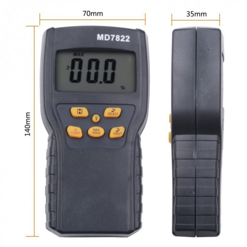 Humidimètre numérique à sonde ultra-longue MD7822 Smart Grain SH74341291-08