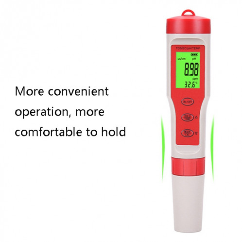 Testeur de qualité de l'eau multifonction portable 4 en 1 PH / TDS / EC / TEMP SH74551775-08
