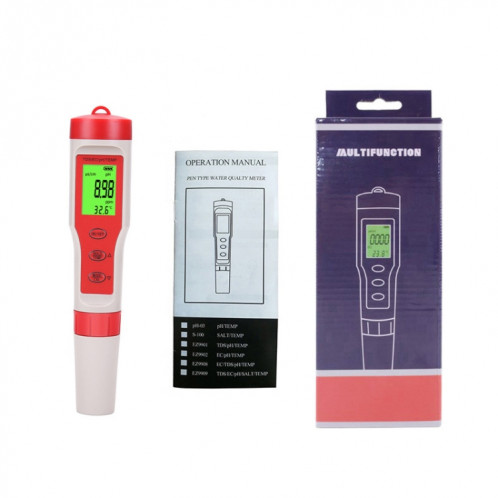 Testeur de qualité de l'eau multifonction portable 4 en 1 PH / TDS / EC / TEMP SH74551775-08