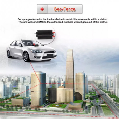 DEAOKE GPS Car Locator Traqueur antivol de voiture SD8060168-09