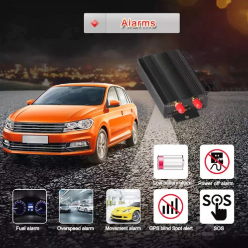 DEAOKE GPS Car Locator Traqueur antivol de voiture SD8060168-09