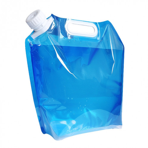 Sac à eau en PE pour sac de levage de stockage d'eau pliable portable pour camping randonnée, vessie de stockage d'hydratation de survie (10L) SA001B8-07