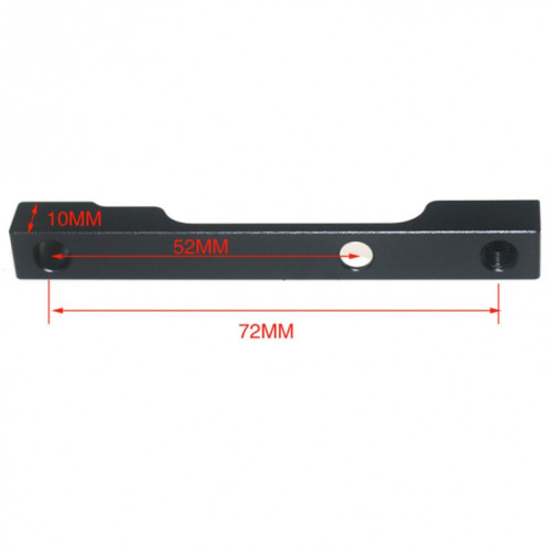 Frein hydraulique modifié pour scooter 3 en 1 + disque de frein à disque de 120 mm + ensemble de siège modifié pour Xiaomi Mijia M365 Pro (frein noir + adaptateur argent) SH801C1596-08
