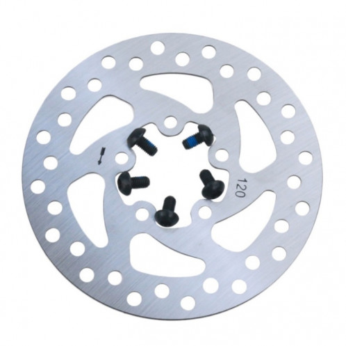 Frein hydraulique modifié pour scooter 3 en 1 + disque de frein à disque de 120 mm + ensemble de siège modifié pour Xiaomi Mijia M365 Pro (frein noir + adaptateur argent) SH801C1596-08