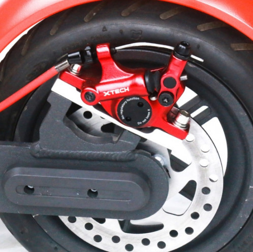 Frein hydraulique modifié pour scooter 3 en 1 + disque de frein à disque de 120 mm + ensemble de siège modifié pour Xiaomi Mijia M365 Pro (frein noir + adaptateur noir) SH801D634-08