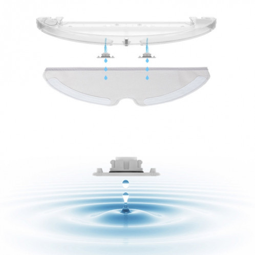 Accessoires de robot balayant pour la série Xiaomi Mijia / Stone S50, Spécifications: Réservoir d'eau en pierre SH4205199-05