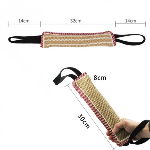 Dog Training Chanvre Bite Stick Dog Bite Stick Matériel de dressage pour chien (A2) SH201B1594-011