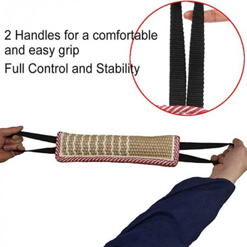 Dog Training Chanvre Bite Stick Dog Bite Stick Matériel de dressage pour chien (A2) SH201B1594-011