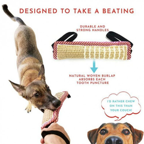 Dog Training Chanvre Bite Stick Dog Bite Stick Matériel de dressage pour chien (A2) SH201B1594-011