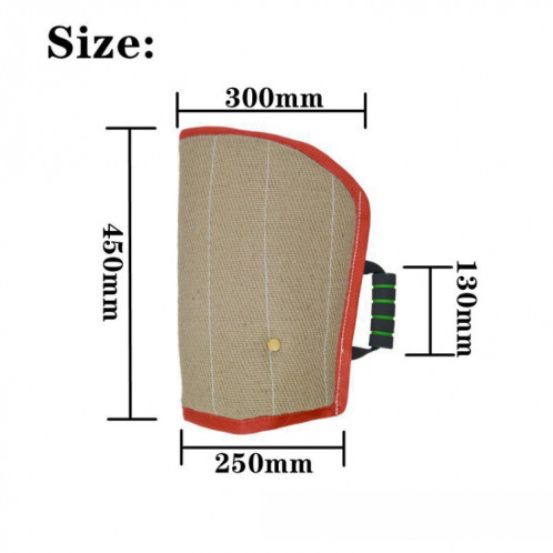 Red Twill Jute Training Dog Bite Sleeve Open Sleeve Protector Pet Products SH74641499-010