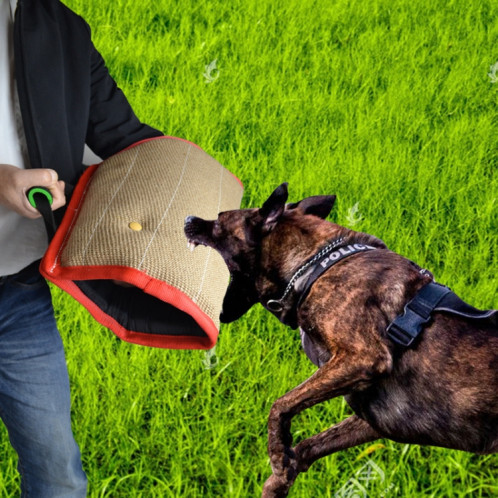 Red Twill Jute Training Dog Bite Sleeve Open Sleeve Protector Pet Products SH74641499-010