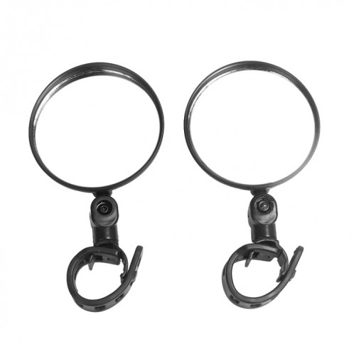 2 pcs pour le scooter Xiaomi Vue arrière miroir miroir de vélo (rond) SH501A1231-07