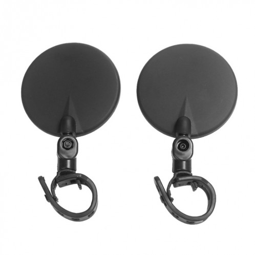 2 pcs pour le scooter Xiaomi Vue arrière miroir miroir de vélo (rond) SH501A1231-07