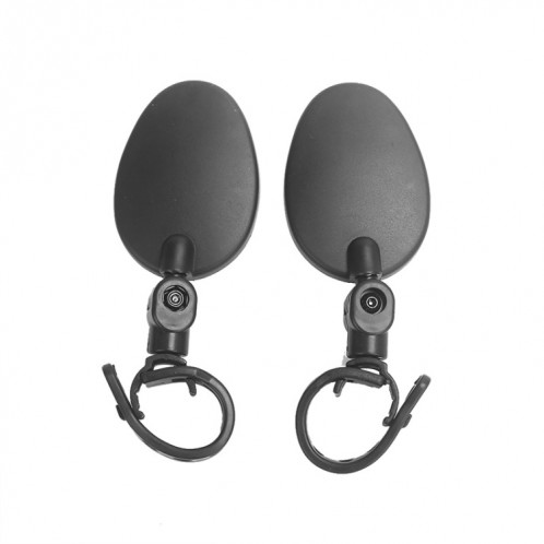 2 pcs pour la scooter Xiaomi Vue arrière miroir miroir de vélo (ovale) SH501B403-07