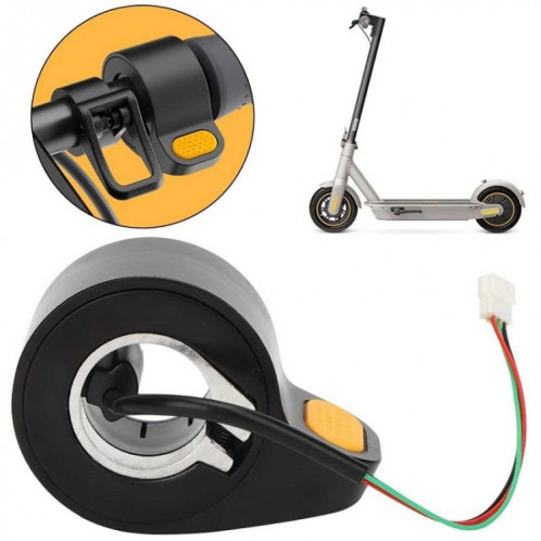 Accélérateur de cadran de doigt d'accélérateur de pouce de scooter pour Ninebot MAX G30 (jaune) SH801A28-08