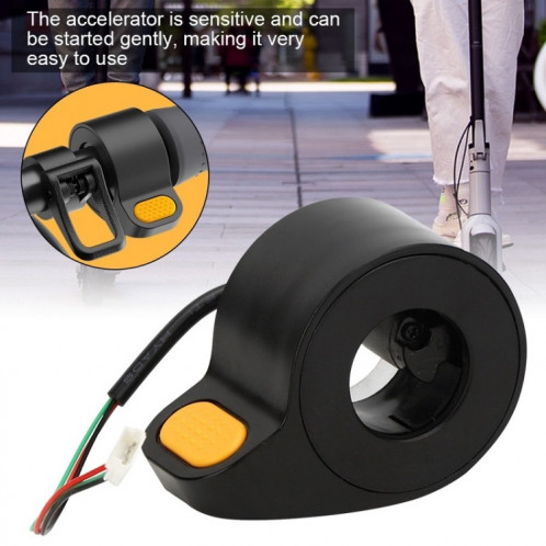 Accélérateur de cadran de doigt d'accélérateur de pouce de scooter pour Ninebot MAX G30 (jaune) SH801A28-08