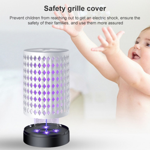 Photocatalyseur USB Mosquito Killer Choc électrique deux-en-un Mosquito Killer Blanc (choc électrique) SH6403675-07