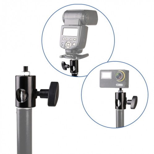 2 PCS Flash Light Stand 1/4 Adaptateur de support de lumière de photographie Interface de conversion de trépied SH3813500-06