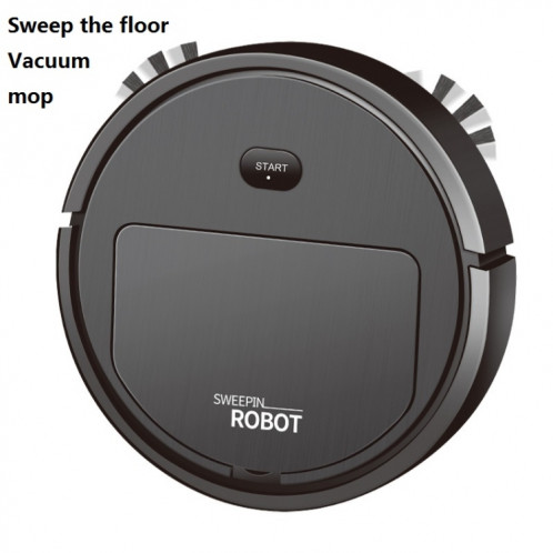 Robot de balayage de chargement intelligent automatique de ménage, spécification: 3 en 1 (noir) SH8601832-08