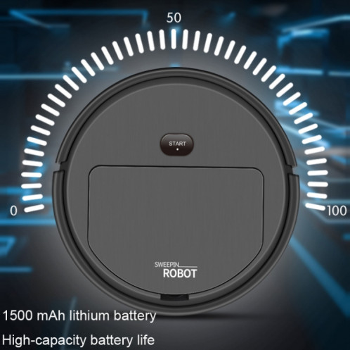 Robot de balayage automatique à chargement automatique des ménages, Spécifications: Noir SH86031781-08