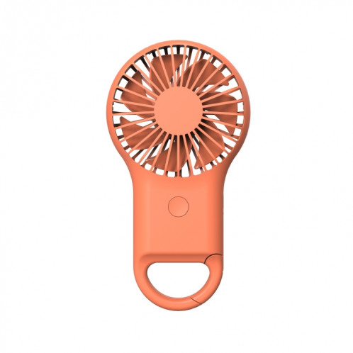 Handheld Pocket Mini Small Fan Portable Charging Outdoor USB Fan With 7 Color Light(Orange) SH301C28-07