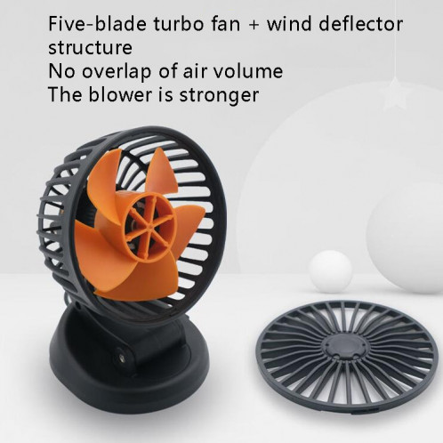 Ventilateur de tête de tremblement de voiture General Ventilateur de voiture F409 (interface USB 5V) SH801A1087-010