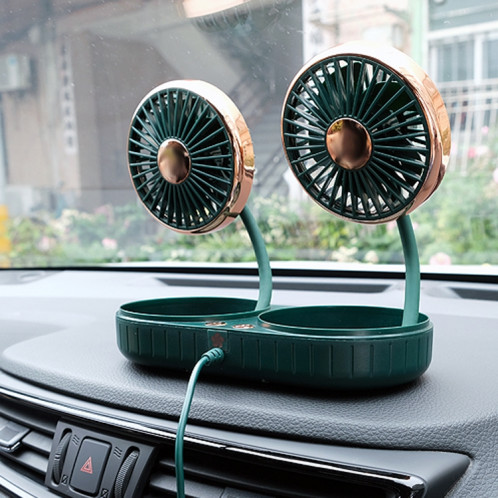 F303 Ventilateur USB USB 12 / 24V Shake Teak Shake Tead (Double tête Gold) SH701A28-08