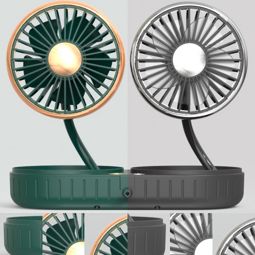 F303 Ventilateur USB USB 12 / 24V Shake Teak Shake Tead (Double tête Gold) SH701A28-08