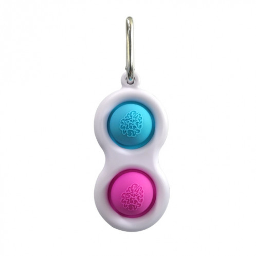 3 PCS Doigt Bubble Music Music Key Baby Développement Mental peut appuyer sur la plaque de pratique Decompression Decompression Appuyez sur Keychain, couleur aléatoire dilvery SH05251445-08