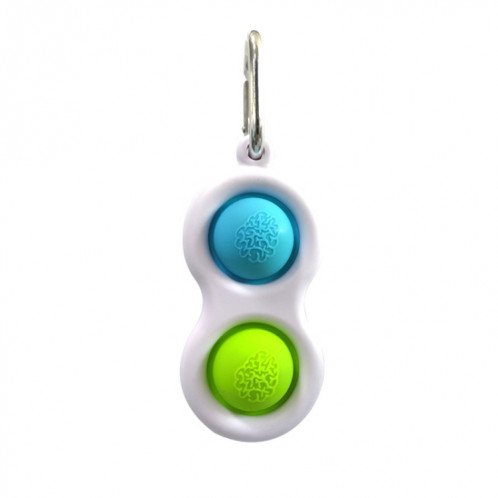 3 PCS Doigt Bubble Music Music Key Baby Développement Mental peut appuyer sur la plaque de pratique Decompression Decompression Appuyez sur Keychain, couleur aléatoire dilvery SH05251445-08