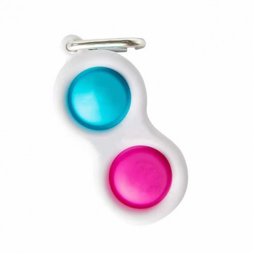 3 PCS Doigt Bubble Music Music Key Baby Développement Mental peut appuyer sur la plaque de pratique Decompression Decompression Appuyez sur Keychain, couleur aléatoire dilvery SH05251445-08