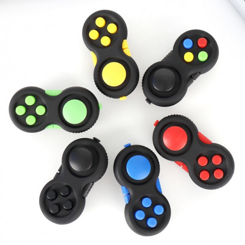 3 pcs décompression poignée jouets nouveauté doigt poignée de sports jouet, couleur: plein noir (avec coryard couleur) SH75021903-07